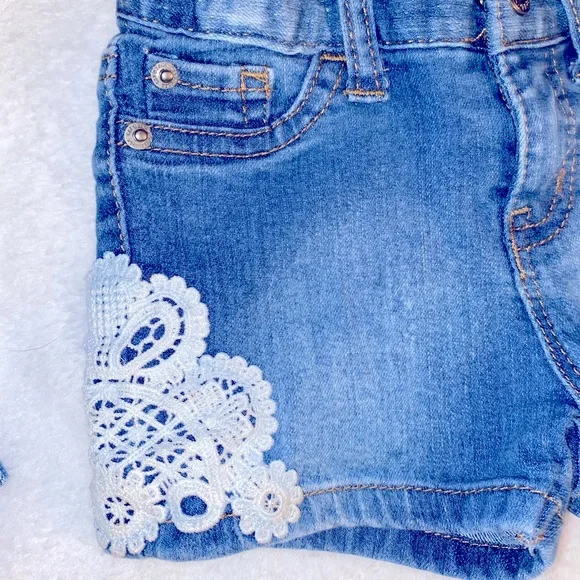 2 Denim Jean shorts/skirt - Picture 6 of 7